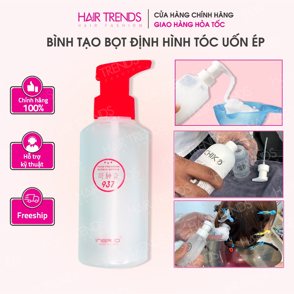 BÌNH TRA DẬP ĐỊNH HÌNH, TẠO BỌT SIÊU TIẾT KIỆM CHO SALON TÓC