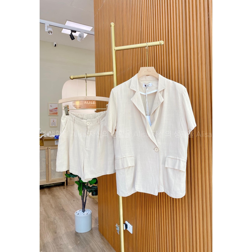 Bộ đũi Hàn 2 màu chất dày dặn - ALISA