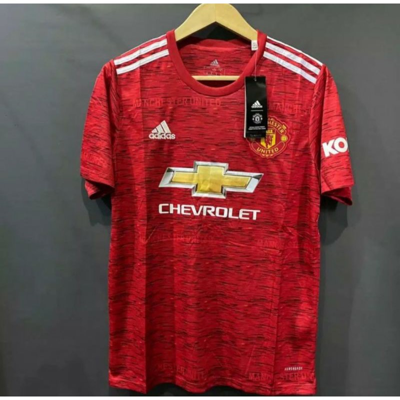 Áo Bóng Đá Đội Tuyển Bola Mu Manchester United Size Lớn Xxxl 3xl 2020 2021