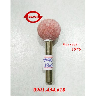 Đầu mài đá cây cán 6 - Hình tròn ( bi )
