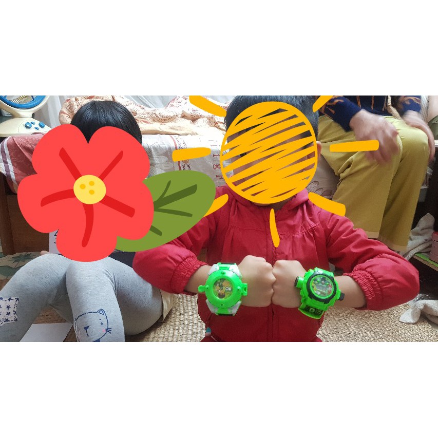 Đồng hồ Ben 10 chiếu hình 3D cho bé