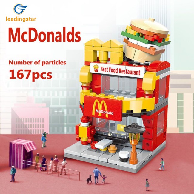 Bộ Đồ Chơi Lắp Ráp Lego 208 Mảnh Ghép Mô Hình Nhà Búp Bê Mcdonald 'S