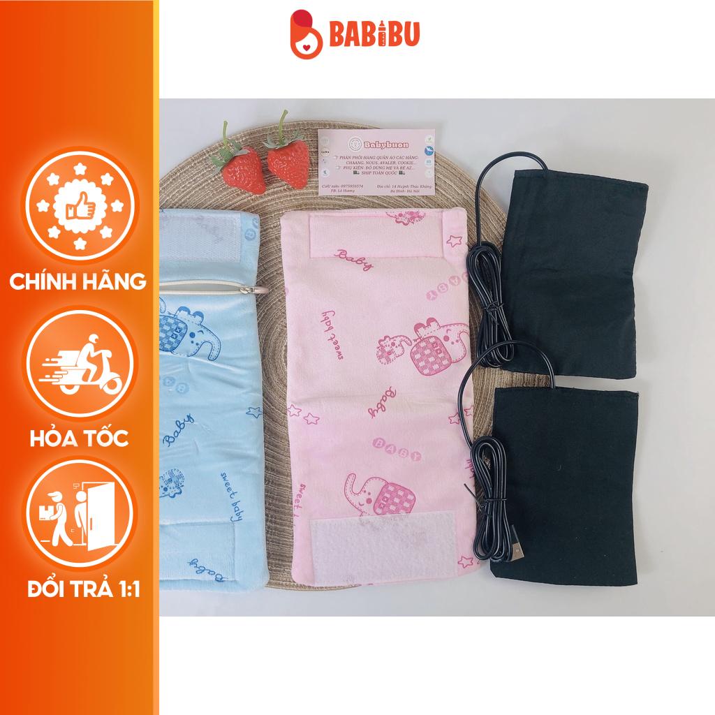 Đai Ủ Bình Sữa nhung Phù Hợp Với Các Loại Bình Sữa Tiện Lợi Cho Mẹ, Đai Ủ Bình Sữa Thông Minh Chân Cắm Usb Babibu - DUBS