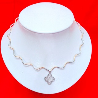 Kiềng cổ thời trang 2 màu cho nữ