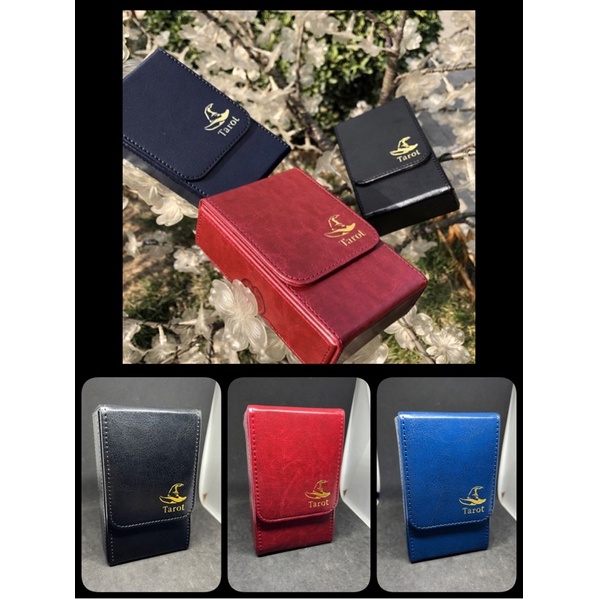 Túi hộp đựng bài Tarot nắp nam châm da trơn