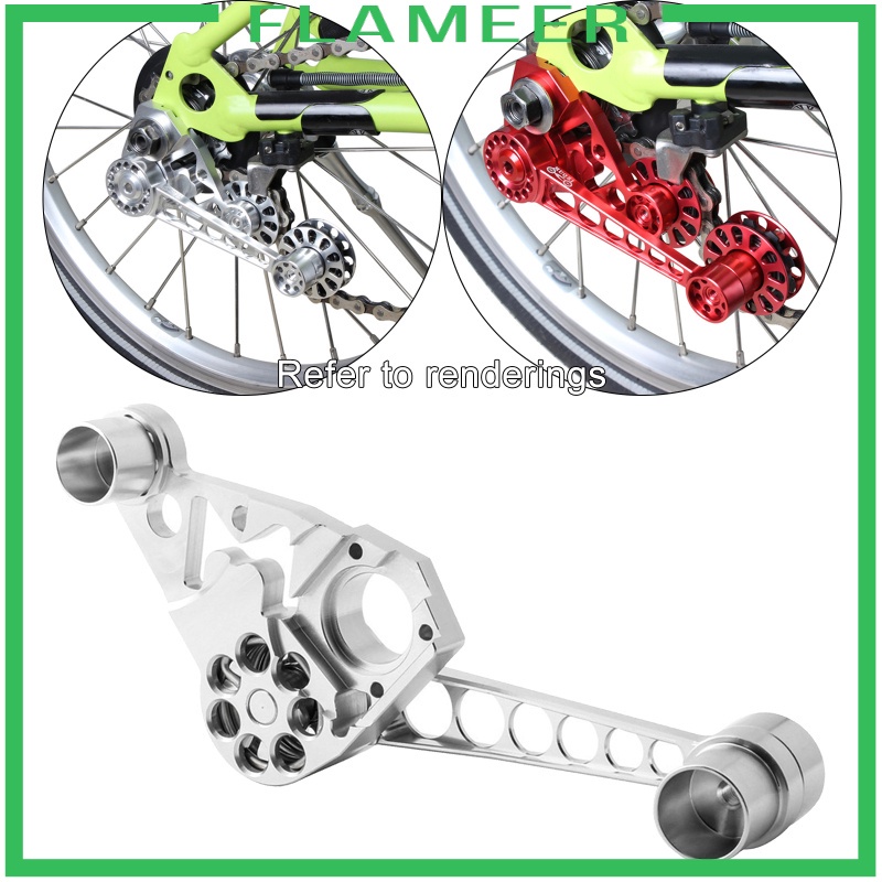 Folding Bike Chain Guide Single-Disc 2/6 Speed Chain Tensioner Bracket Fit for Brompton