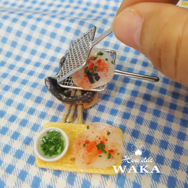 Set Bánh Tráng Nướng Mini 01- Mô hình 1/12