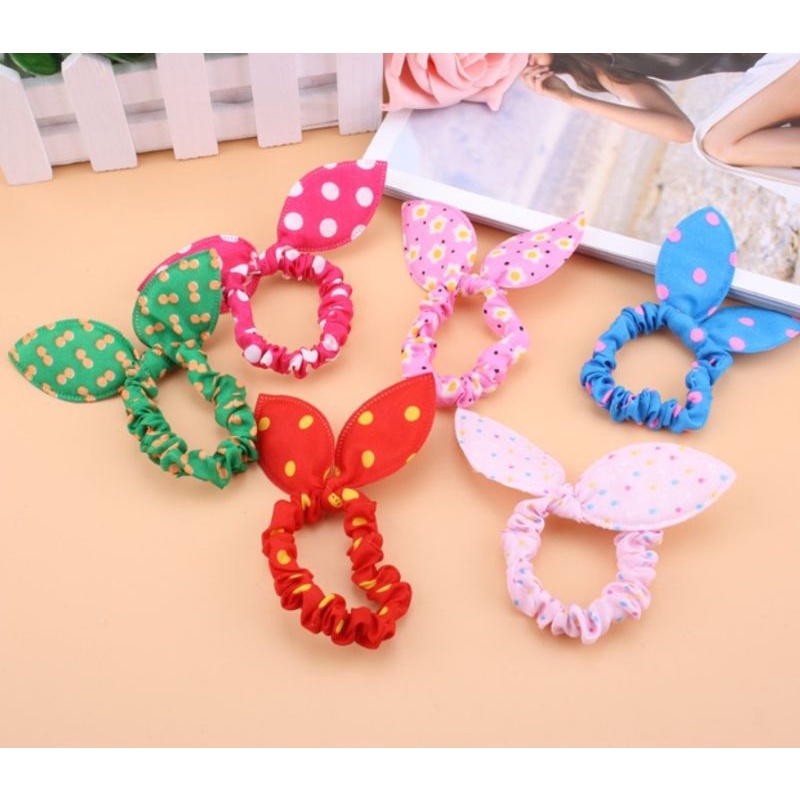 combo 10 cột tóc nơ đẹp đủ màu ngẫu nhiên