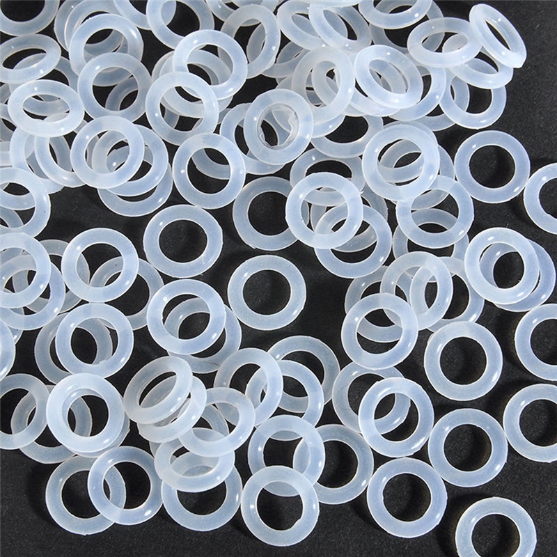 Bộ 120 vòng đệm cao su silicone màu trắng cho Cherry MX