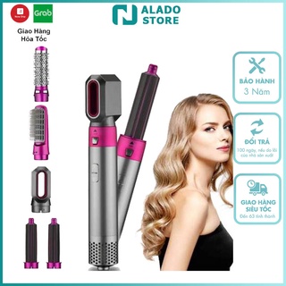 Máy làm tóc 5 in 1 , máy uốn tóc đa năng 3 mức nhiệt điều chỉnh 5 in 1, máy uốn tóc xoăn tự động vivid