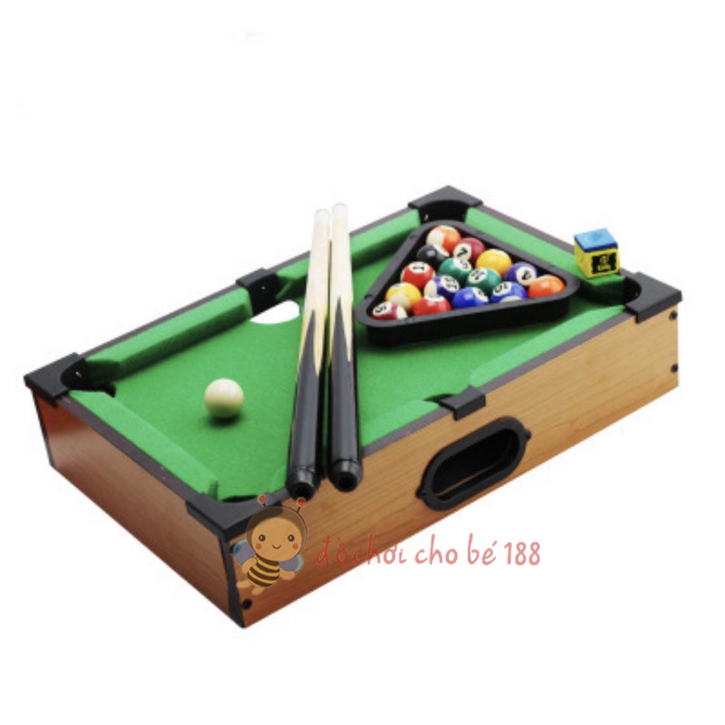 Bộ bàn bida mini ♥ Bàn billiards snooker mini đồ chơi giải trí dành cho bé