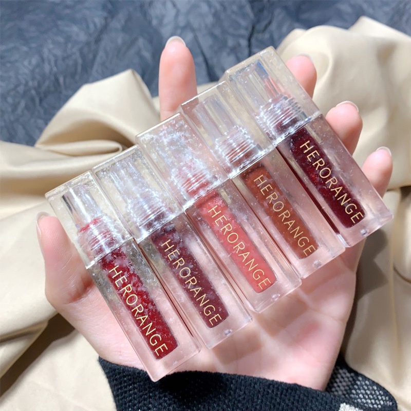 Son Bóng Hiệu Ứng Gương Không Thấm Nước Lâu Trôi Thiết Kế Hình Bông Hoa Độc Đáo