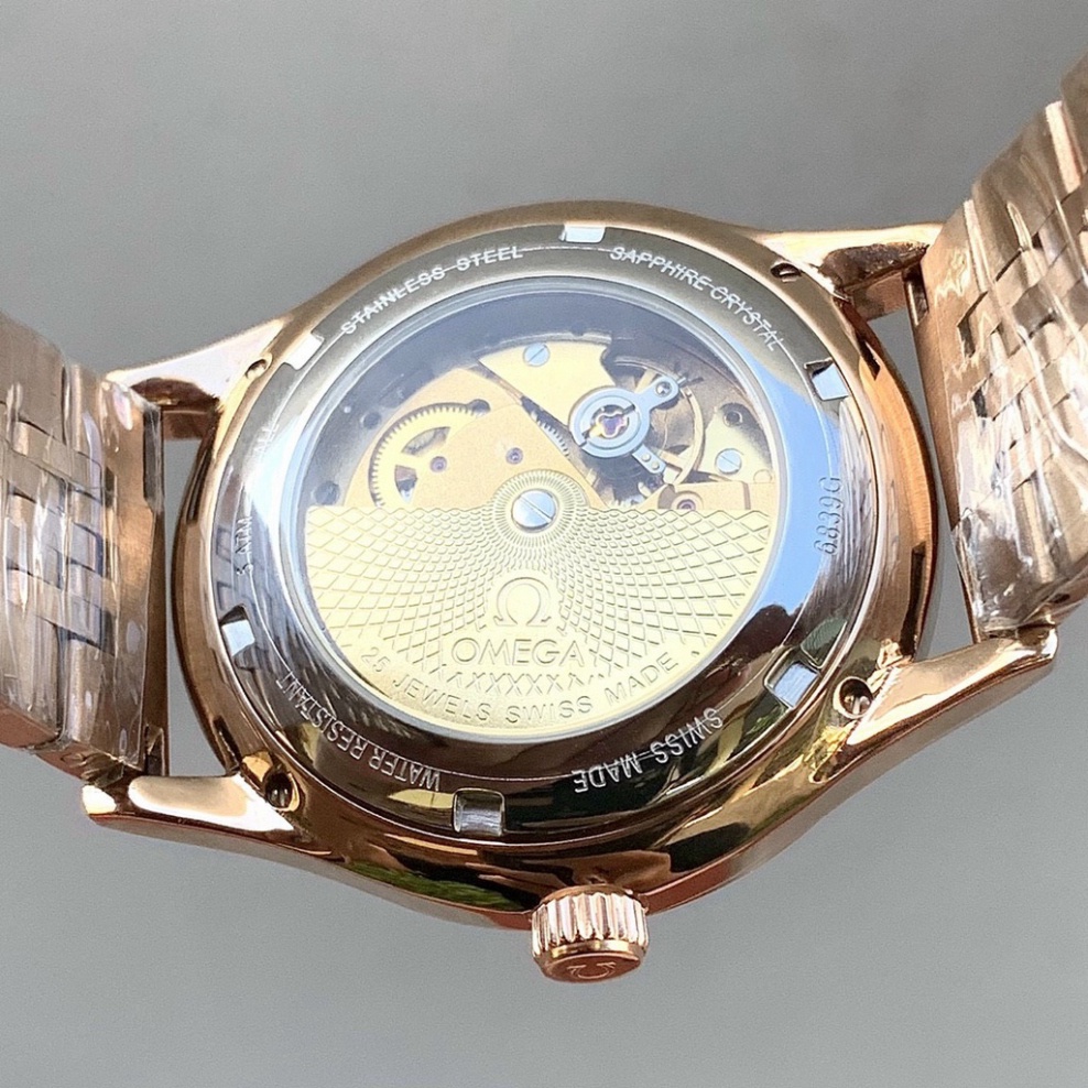 Đồng Hồ Nam omega Sapphire OMA125 Máy Cơ Automatic Nhật Chống xước tuyệt đối
