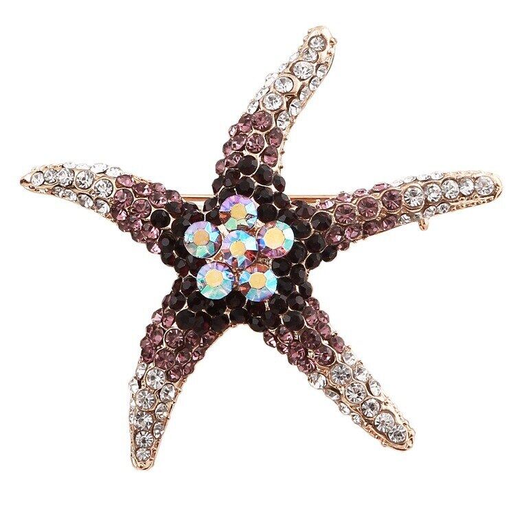 Ghim Cài Áo Đính Đá Mắt Mèo Giày Cao Gót Cú Mèo Thiên Thần Sao Biển Kiểu Nhật Hàn