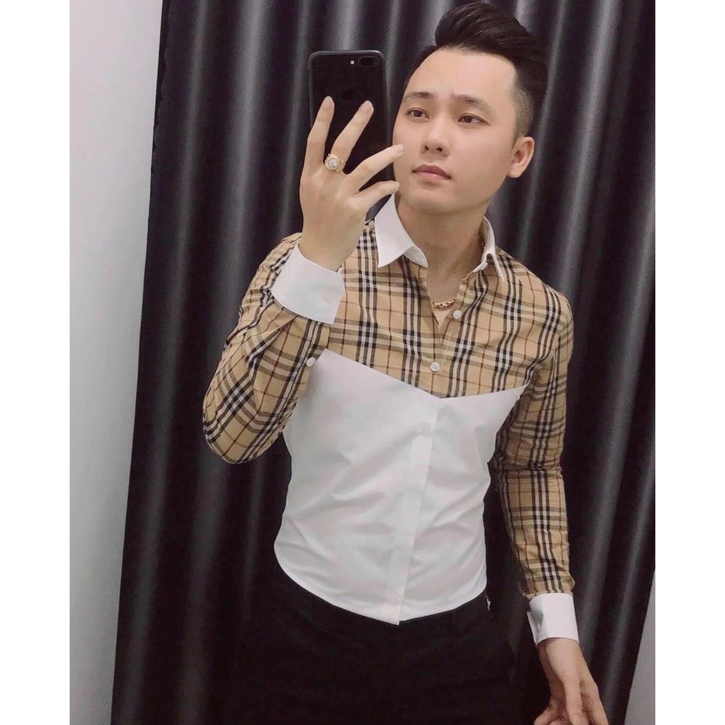 Áo sơ mi nam nữ unisex tay ngắn vải lụa 3d kiểu dáng Hàn Quốc hợp thời trang nam tính dễ phối đồ | BigBuy360 - bigbuy360.vn