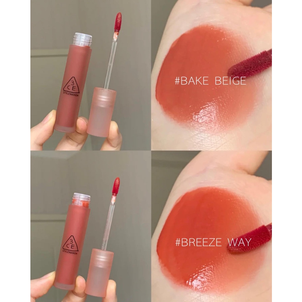 son kem lì 3CE Blur water tint (đầy đủ mã màu)