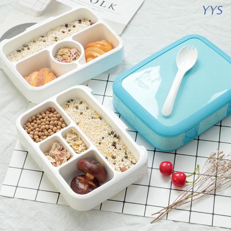 Hộp cơm nhiều ngăn có thể dùng trong lò vi sóng dành cho học sinh