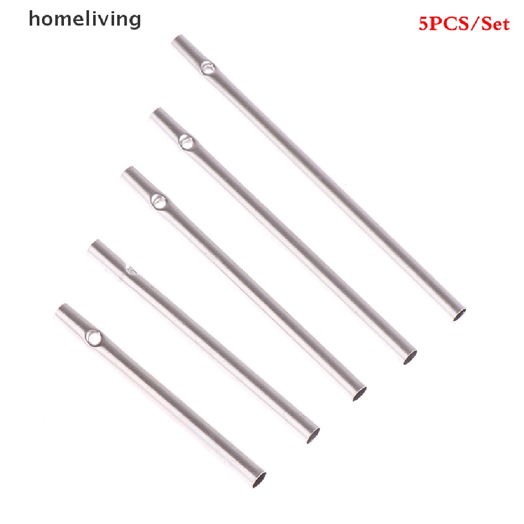 Bộ 5 Ống Chuông Gió Bằng Bạc Làm Chuông Gió