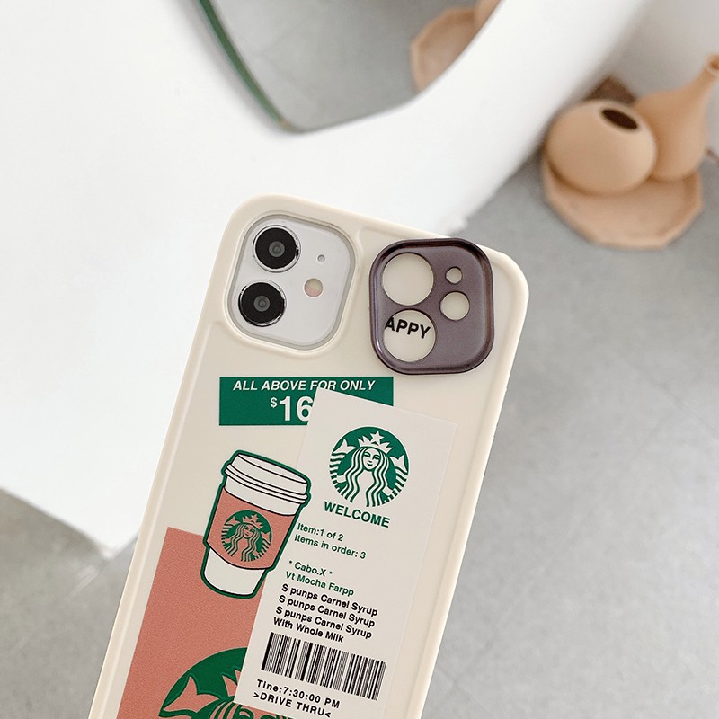 STARBUCKS Ốp Lưng Hình Cô Gái Starbuck Cho Iphone 12 11pro Max Xs Xr 7p 8plus | BigBuy360 - bigbuy360.vn