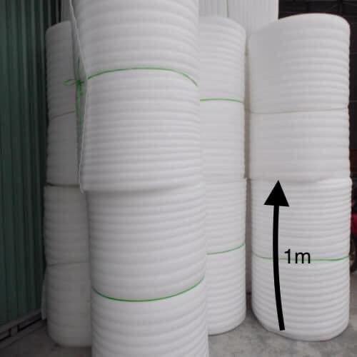 Xốp Foam FE dày 2ly dài 10m rộng 1m05 bọc hàng chống vỡ( 1m05X10m)