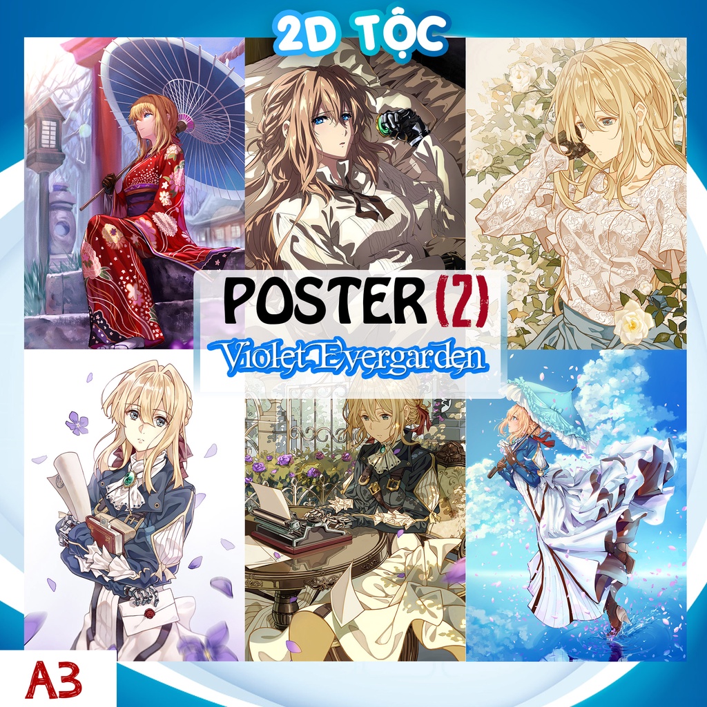 POSTER A3 ANIME VIOLET EVERGARDEN (2) - 2D Tộc Shop