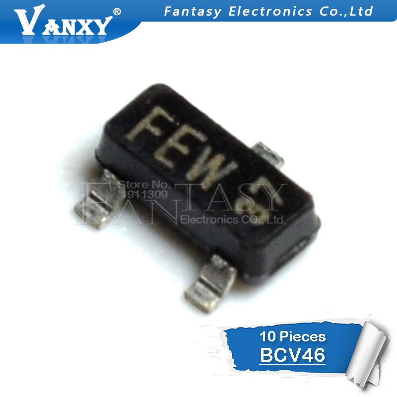 Set 10 Linh Kiện Bán Dẫn Bcv46 Sot-23 Bcv46 E6327 Sot23