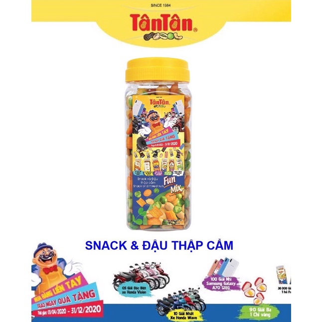 Snack và đậu thập cẩm Tân Tân 200g