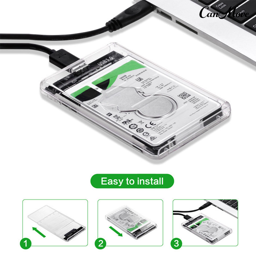 Vỏ Ổ Cứng Ngoài Canmove 2.5 Inch Sata Sang Usb3.0 Di Động Hdd Ssd | WebRaoVat - webraovat.net.vn