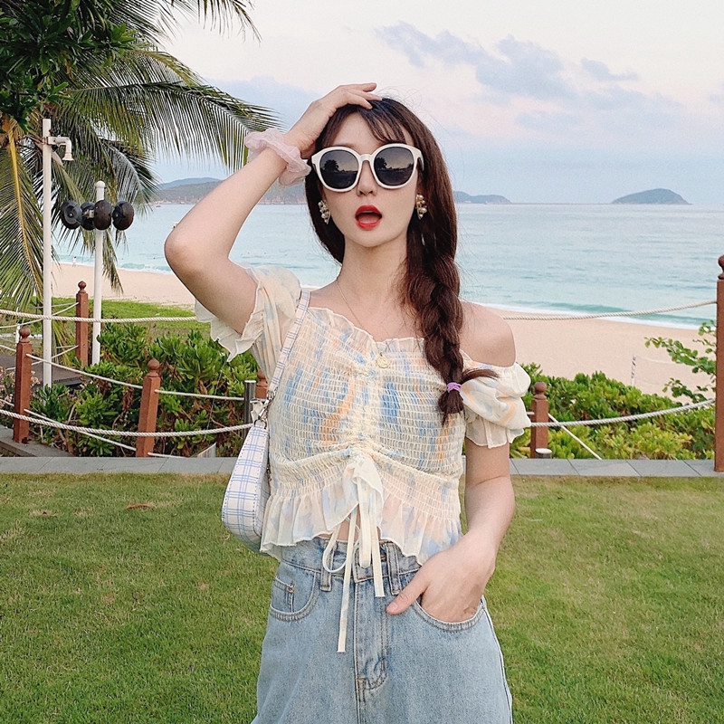 Đầm Trễ Vai Dáng Ôm In Hoa Thời Trang 2020 Nữ Tính | BigBuy360 - bigbuy360.vn