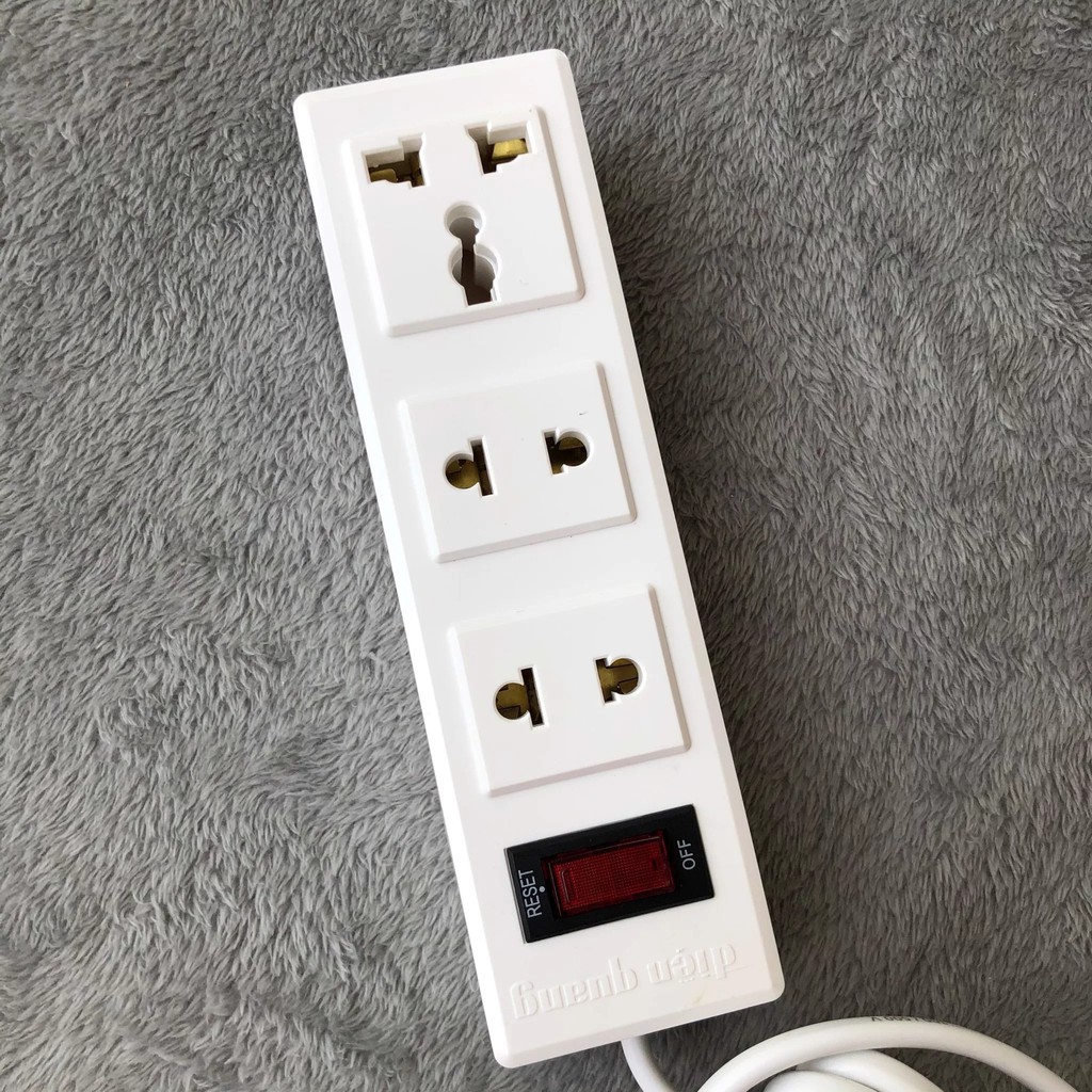 Ổ Cắm CAO CẤP Điện Quang 2A-02 ( dây 2M )