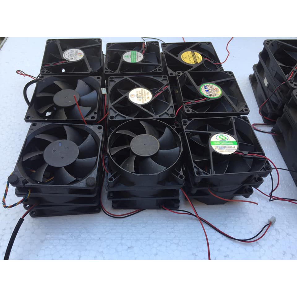 ∋Combo 100 cái quạt fan 8 8x8x2Cm 12V | BigBuy360 - bigbuy360.vn