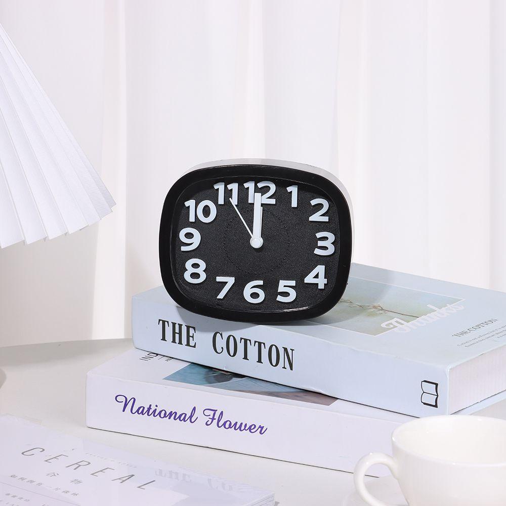 Đồng Hồ Báo Thức WTTLE Không Cần Bấc Đơn Giản|Phụ Kiện Trang Trí Nhà Cửa Độc Đáo Sáng Tạo