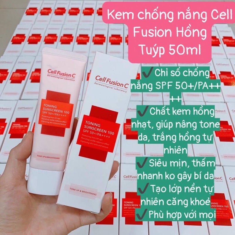 Kem chống nắng Nâng Tone Cell Fushion C [CHÍNH HÃNG] [ĐỦ BILL] - Beoi Mart