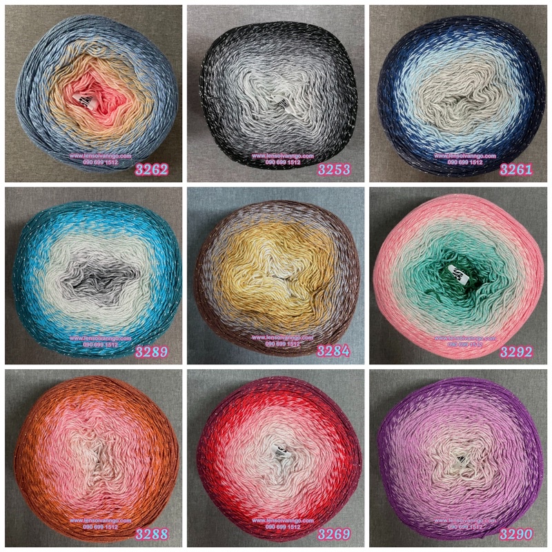 Sợi YarnArt Flowers Moonlight (cuộn 260gr)