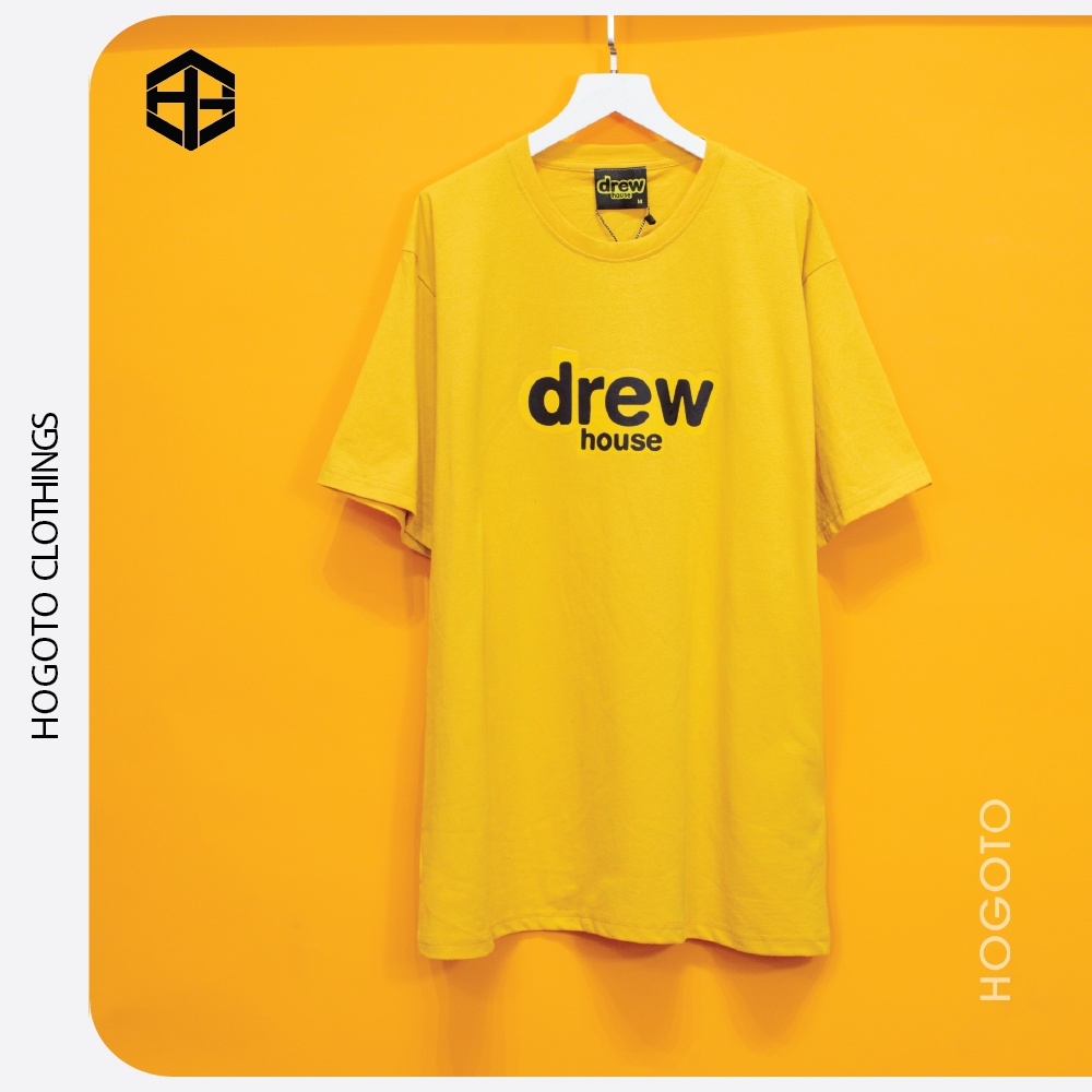 Áo thun tay lỡ DREW House Hogoto shop , Áo thun unisex nam nữ form rộng oversize chất liệu Cotton | BigBuy360 - bigbuy360.vn