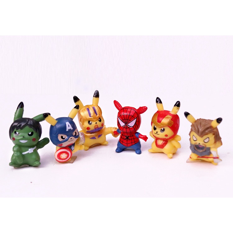 Set Mô Hình Pikachu Mini Làm Thủ Công Dễ Thương