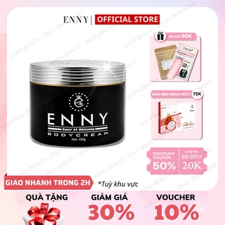 Kem Body X2-Body X4 (Nâng Cấp) ENCOS Dưỡng Trắng Da Dưỡng Ẩm Chống Nắng Toàn Thân ENNY 150 Gram Tặng 3 quà