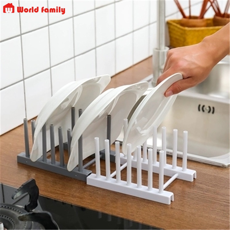 Kệ Giá Đỡ Bát Đĩa Róc Nước Tiện Dụng Có Thể Tháo Xếp Gọn Chất Liệu Nhựa ABS bền