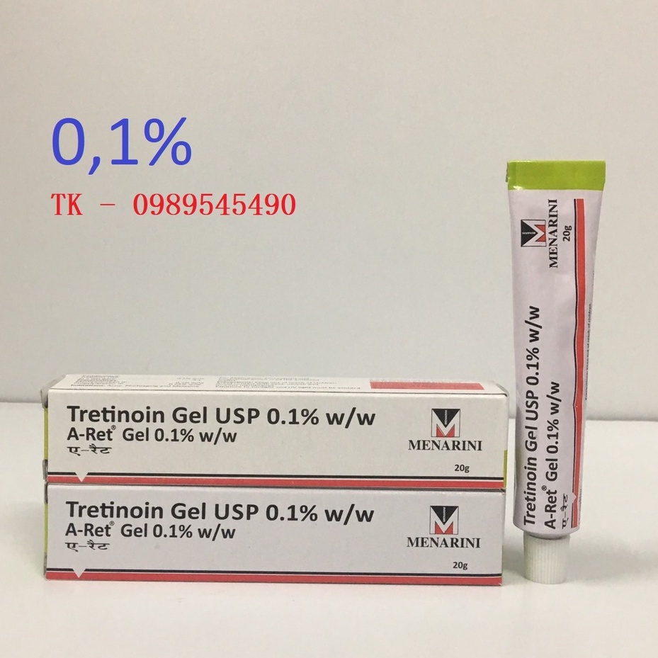 Tretinoin Aret Gel Dưỡng Giảm mụn, Chống Lão Hóa Da - 20g