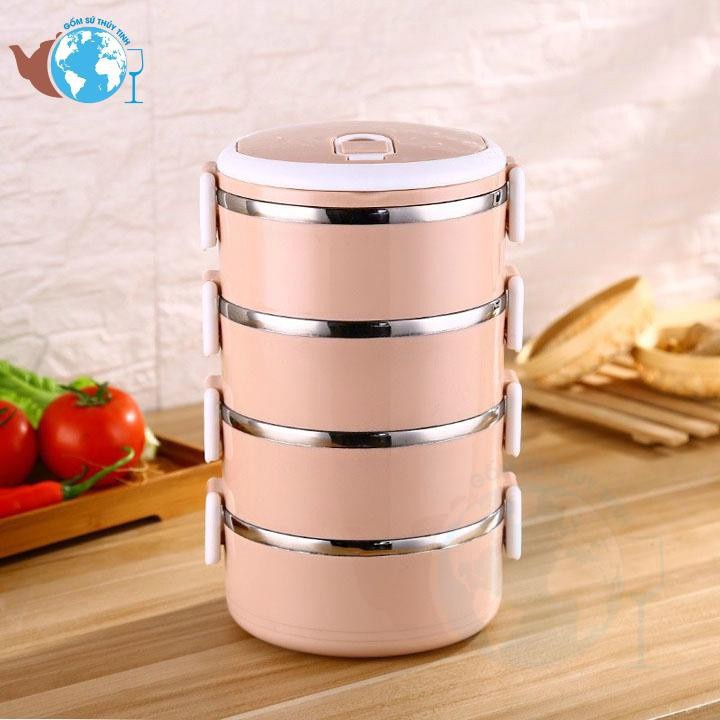 Camen Giữ Nhiệt 4 Tầng Ruột Inox Cao Cấp