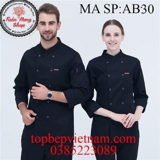 áo bếp,đồng phục bếp cao cấp ab30