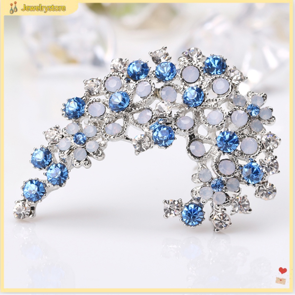 Trâm cài áo kiểu dáng đính đá cầu kì đẹp mắt