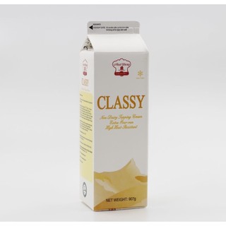 Kem tươi thực vật topping classy 907g