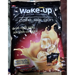 Cà phê sữa hòa tan Wake-up Café Sài Gòn bịch 24 gói 19g