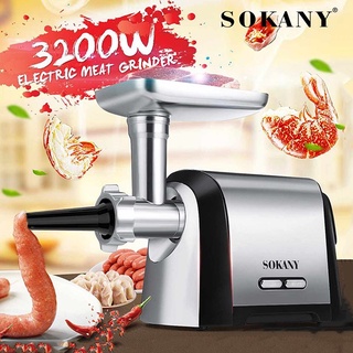 1 Máy Xay Thịt, Máy Đùn Thịt Làm Lạp Xưởng 3200W - SOKANY