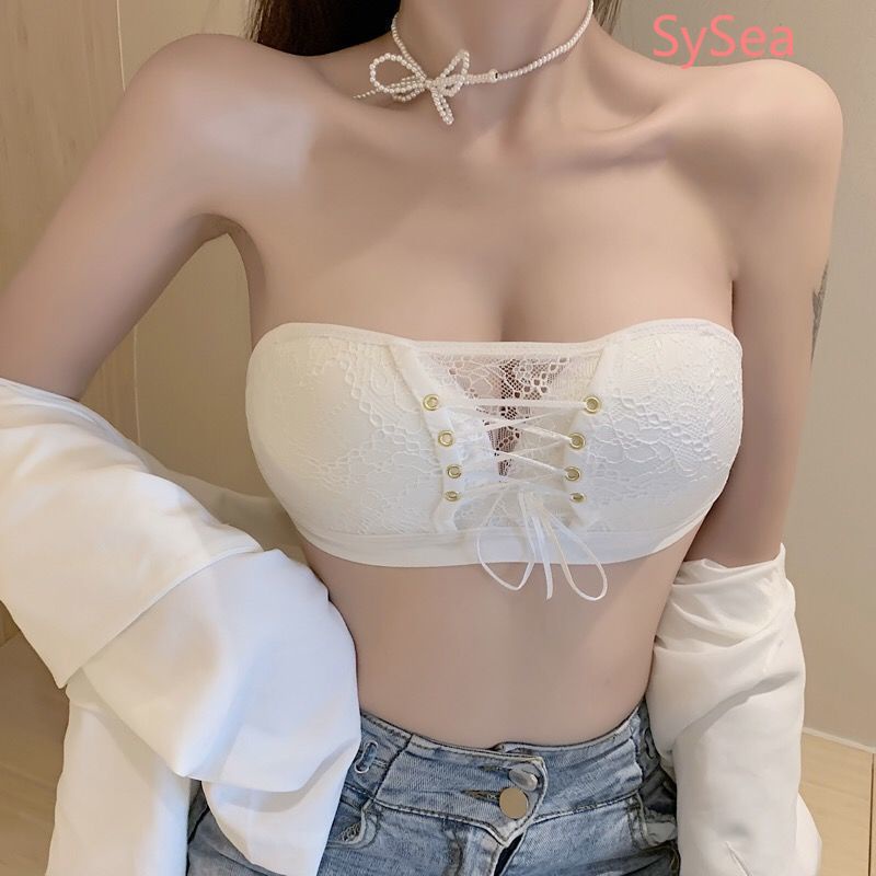 Áo Ngực Không Dây Phối Ren Quyến Rũ Cho Nữ