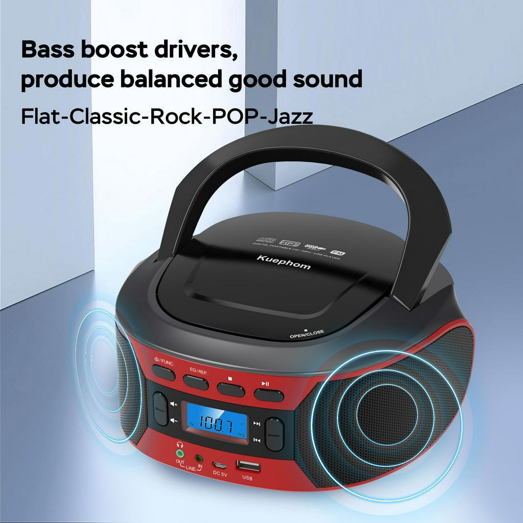 Máy Nghe Nhạc MP3 Bluetooth Sớm Học Tiếng Anh / radio / Bánh Mì / Đài Fm Cầm Tay Kiểu Âu Mỹ