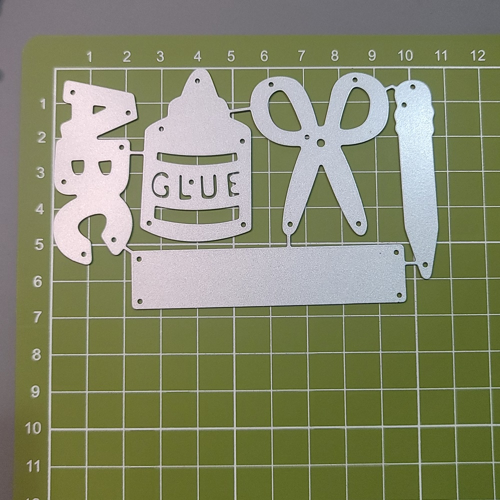 Khuôn Cắt Giấy Kim Loại Hình Văn Phòng Phẩm