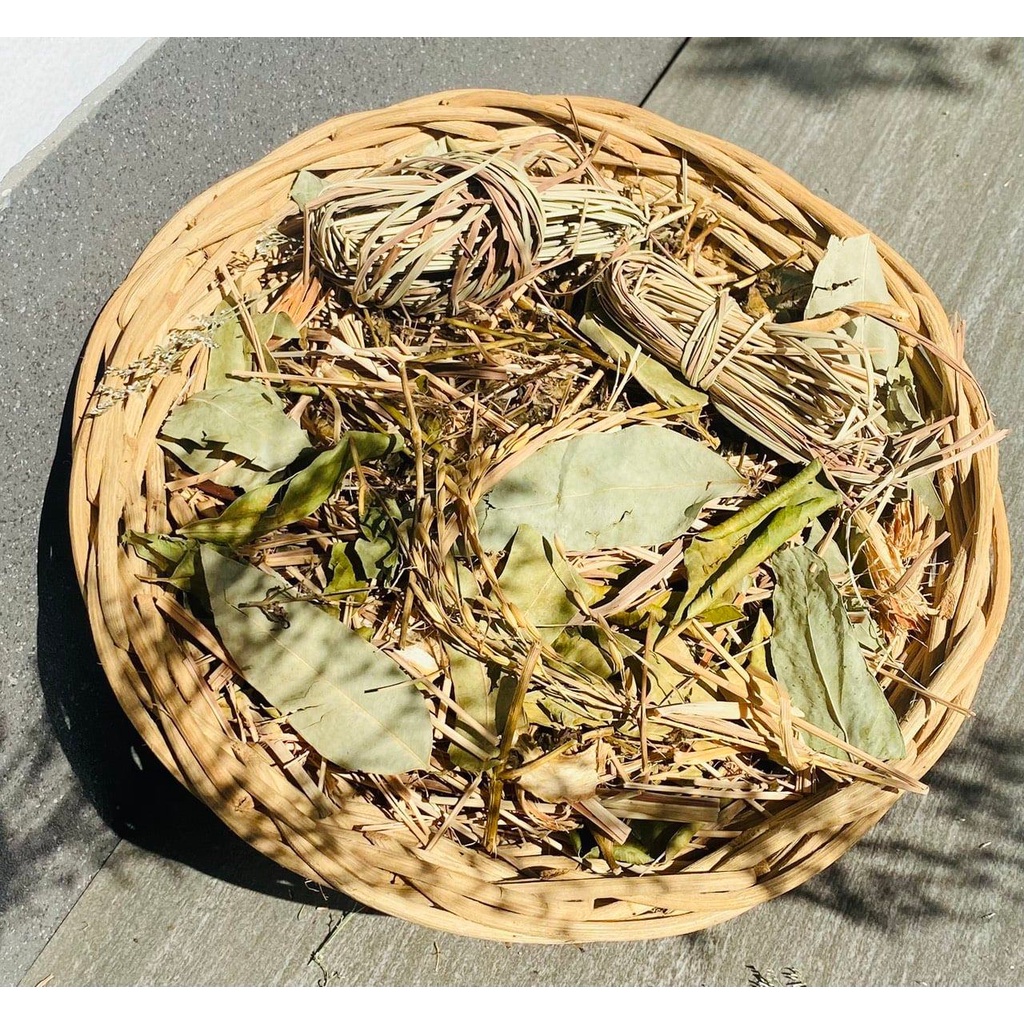 Lá Xông Thảo Dược Giải Cảm Sấy Lạnh The Moshav Farm Combo 2 và 4 gói