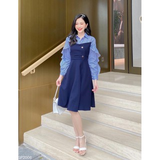 Đầm công sở cách điệu lịch sự tinh tế